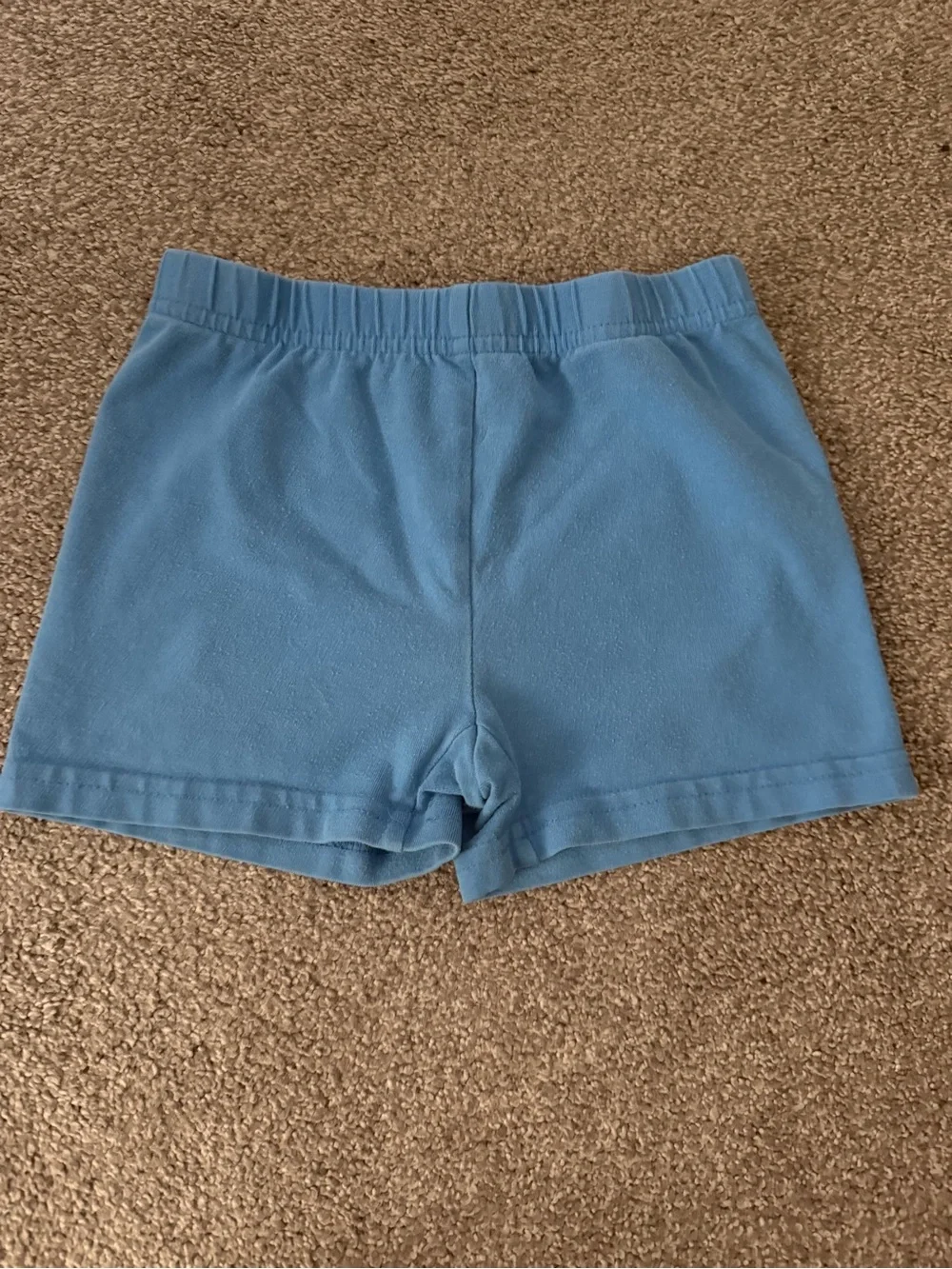 Hanna Andersson Sky Blue Elastic-Waist Tumble Shorts Sz 110cm